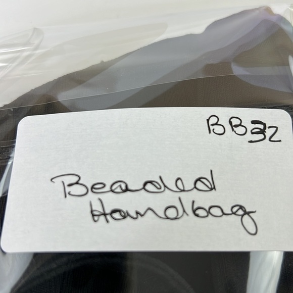 BLACK Sequined Shoulder Handbag - Picture 8 of 8